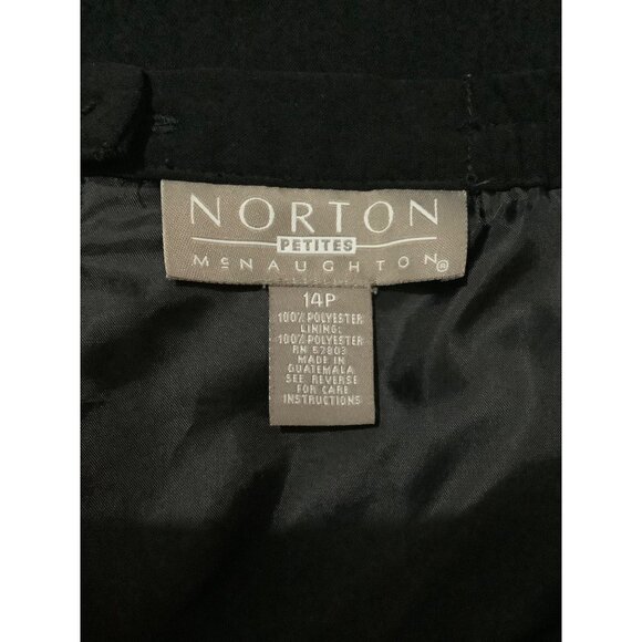 Norton McNoughton Petite Lined Maxi Career Modest Skirt Women 10P Professional - Picture 2 of 7